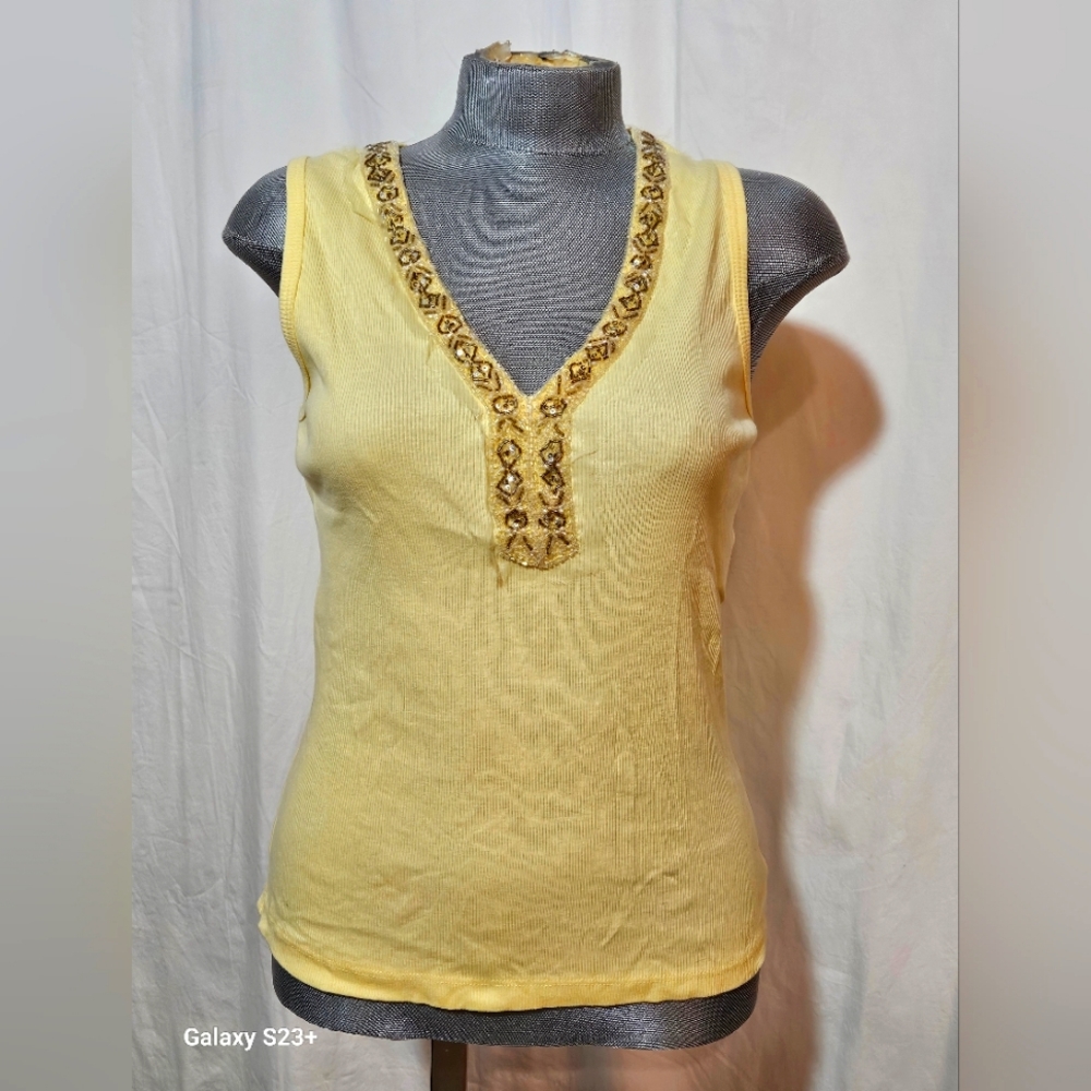 NWT Women's XL Beaded Tank Top